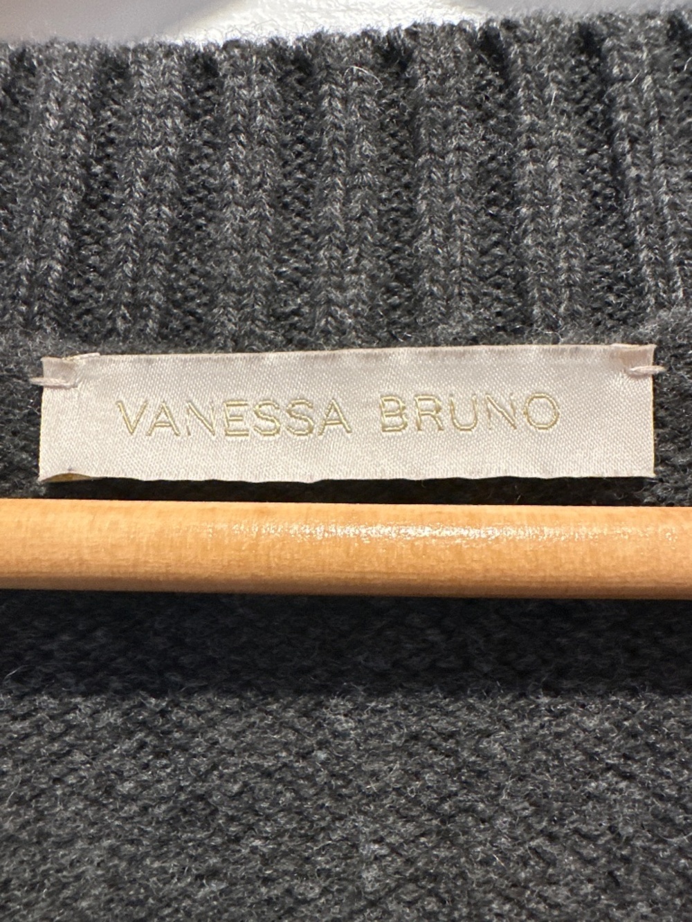 Vanessa Bruno charcoal wool sweater - Picture 2 of 5